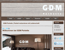 Tablet Screenshot of gdm.ch